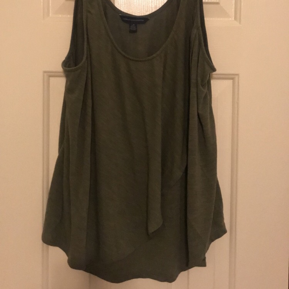 Olive Green (Layered) Tank Top